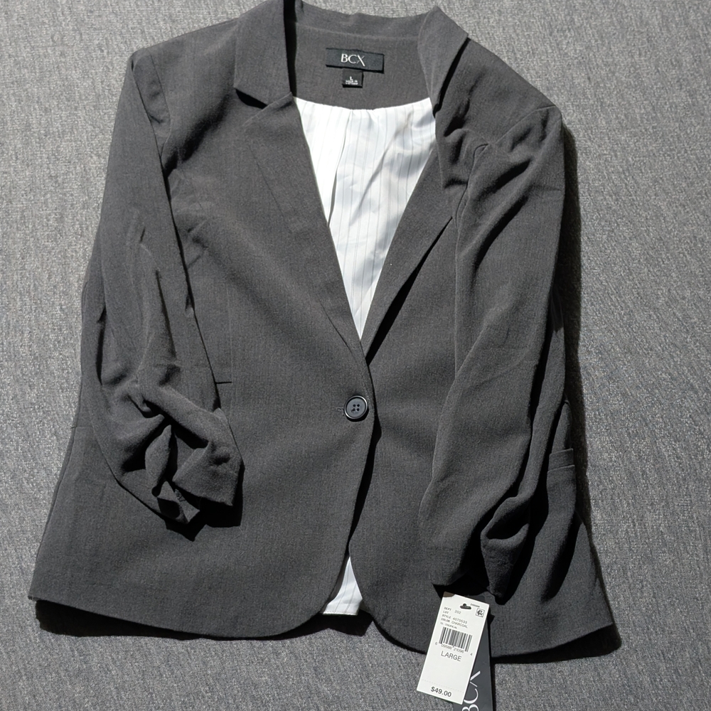 BCX Gray Blazer NWT